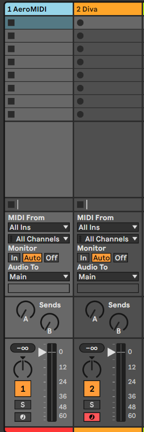 Ableton 轨道配置